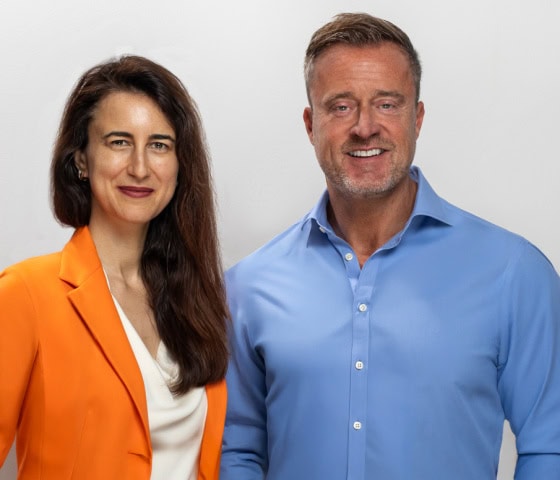 Geschäftsführer Christoph Tismer_ Betriebsarztservice und Maike Laska_PAdoa Deutschlang